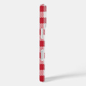 Retro Red Picnic Check Farmhouse Design Case-Mate iPhone Case (Achterkant / Rechts)