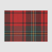 Retro Red Plaid Whimsical Christmas Tissuepapier (Voorkant)