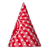 Retro Red Queen of Hearts Birthday Feesthoedjes (Rechts)