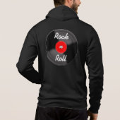 Retro Red Record Jacket Hoodie (Achterkant)