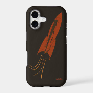 Retro Red Rocket iPhone 5 Hoesje door aviate.