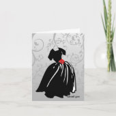 Retro Red Rose Bedankt (Voorkant)