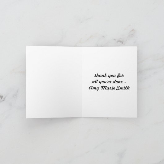 Retro Red Rose Bedankt (Binnen)