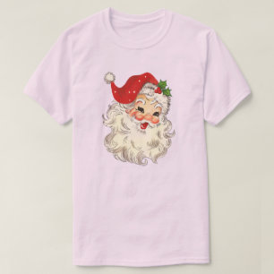  Retro Red Santa Unisex T-Shirt
