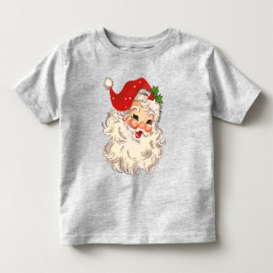 Retro Red Santa Unisex Toddler T-Shirt