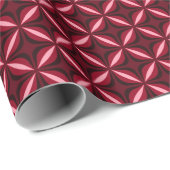 Retro Red Star Pattern Wrapping Paper Cadeaupapier (Rol Hoek)