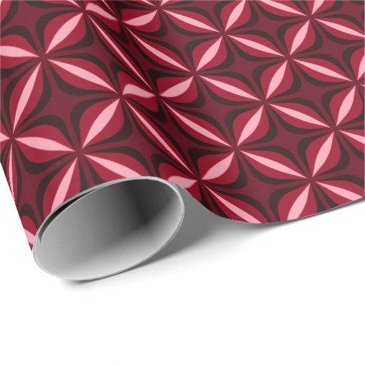 Retro Red Star Pattern Wrapping Paper Cadeaupapier (Rol Hoek)