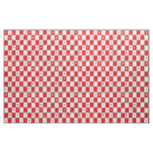Retro Red Starbursts Combed Cotton Fabric. Stof (Yard (91,4 cm))