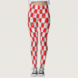 Retro Red Starbursts Leggings<br><div class="desc">Deze Retro Red en White Starbursts Leggings zijn zo schattig ruimtevaarttijdperk dat je je enthousiasme niet zult kunnen inperken. En, waarom zou je dat willen? Dit moderne, geïnspireerde ontwerp uit de jaren zestig van de vorige eeuw heeft een donkere heideroute achtergrond en rijen perfect onvolmaakte rechthoeken in vrolijk rood, wit...</div>