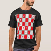 Retro Red Starbursts T-Shirt (Voorkant)