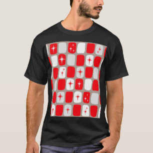 Retro Red Starbursts T-Shirt