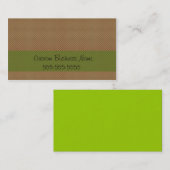 RETRO RED STIPPEN VISITEKAARTJE (Voorkant / Achterkant)