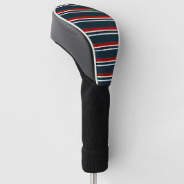 Retro Red Stripes Golfheadcover