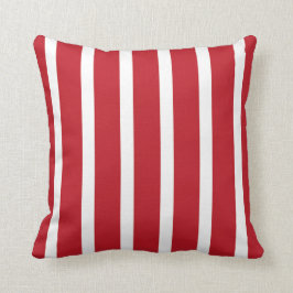 Retro RED Stripes Kussen