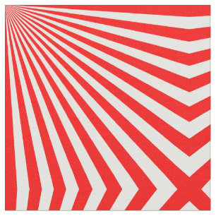 Retro Red Sun Rays Achtergrond Stof