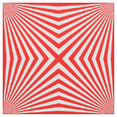 Retro Red Sun Rays Achtergrond Stof (Swatch)