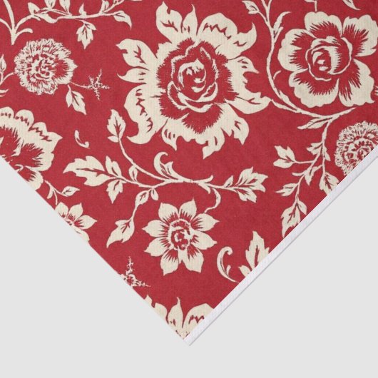  Retro Red toile de jouy Tissuepapier (Detail)