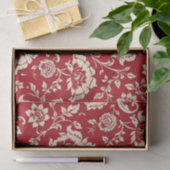  Retro Red toile de jouy Tissuepapier (Geschenk)