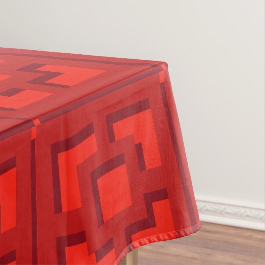 Retro Red Trellis Tablecloth Tafelkleed (Voorbeeld)
