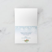 Retro Red Truck 4 PHOTO Kerstgroet gevouwen Feestdagen Kaart (Binnen)