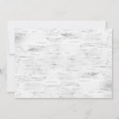 Retro Red Truck Birch Kerstfeestdag OPEN HUIS Kaart (Achterkant)