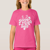 Retro Red White Merry alles Merry kerst