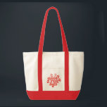 Retro Red White Merry alles Merry kerst Tote Bag<br><div class="desc">Retro Merry alles Merry Kerstmis! Dit ontwerp is perfect voor elk moment van het jaar! Of het nu een vakantie is of niet,  het is een uitstekende manier om van je kerst te shows. Geef jezelf,  vrienden en familie een vrolijk kerstfeest!</div>