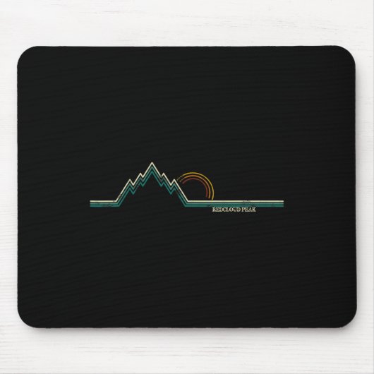 Retro Redcloud Peak Muismat (Voorkant)