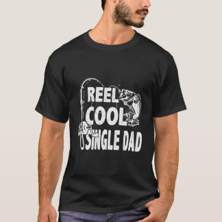 Retro Reel Cool Single Pap Vist Familie Lover Fa T-shirt