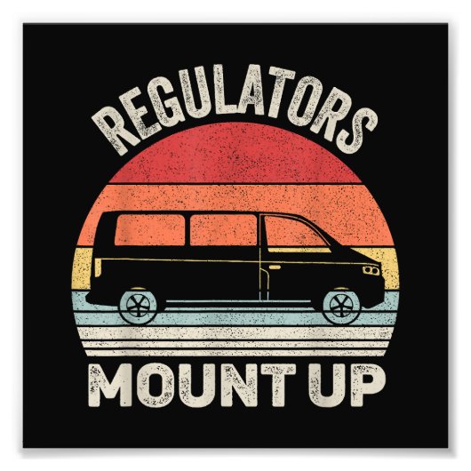  retro-regelaars monteren grappige moeder foto afdruk (Voorkant)