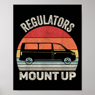  retro-regelaars monteren grappige moeder poster
