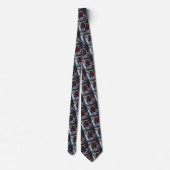Retro-regen-schilderij van Alfred Fox Stropdas (Achterkant)