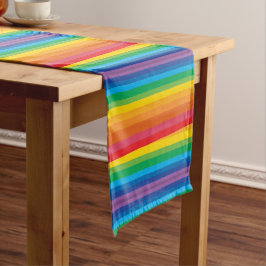 Retro Regenbogen 14"x72" Tafelloper