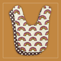 Retro regenbogen in Californië Surfer kleuren