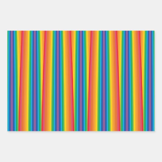Retro-regenbogen omslagpapier inpakpapier vel (Voorkant)