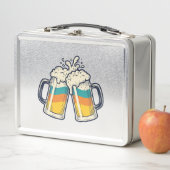 Retro Regenboog Bierpul Proost Vector T-shirt_1 (In situ)