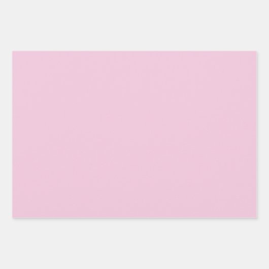 Retro Regenboog Bloemen Roze & Koraal Inpakpapier Vel (Voorkant 2)