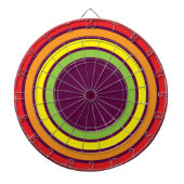 retro regenboog dartbord (Voorkant)