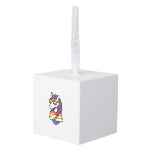 Retro Regenboog Eenhoorn Hart Pride T-shirt Ontwer Decoratie