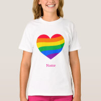 Retro Regenboog Hart - Cute Kleurrijke Abstracte K