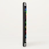 retro regenboog knoppen boombox ghetto master Case-Mate iPhone case (Achterkant / rechts)