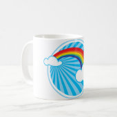 RETRO REGENBOOG KOFFIEMOK (Voorkant links)