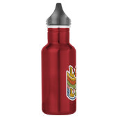 Retro Regenboog "Liefde is Liefde" Waterfles (Links)