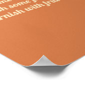 Retro  regenboog Momosa Bar Poster (Hoek)