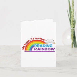 retro regenboog neem een kijkje in zijn boek Re Kaart