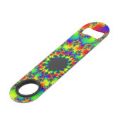 Retro Regenboog Oogflesopener Speed Flessenopener (Achterkant Gekanteld)