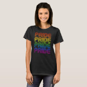 Retro Regenboog Pride T-shirt (Voorkant volledig)