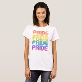 Retro Regenboog Pride T-shirt (Voorkant volledig)