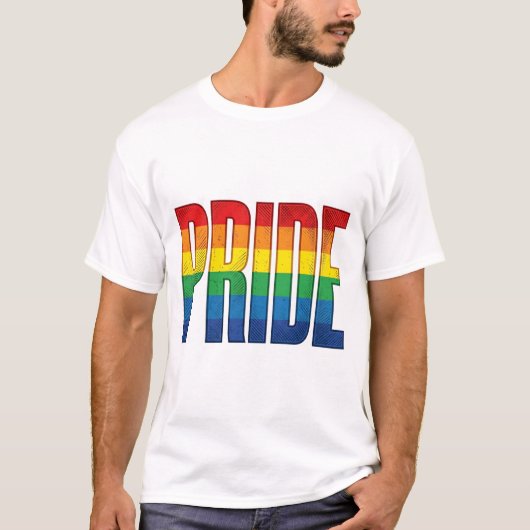 Retro Regenboog Pride Typografie Shirt Ontwerp_1 (Voorkant)