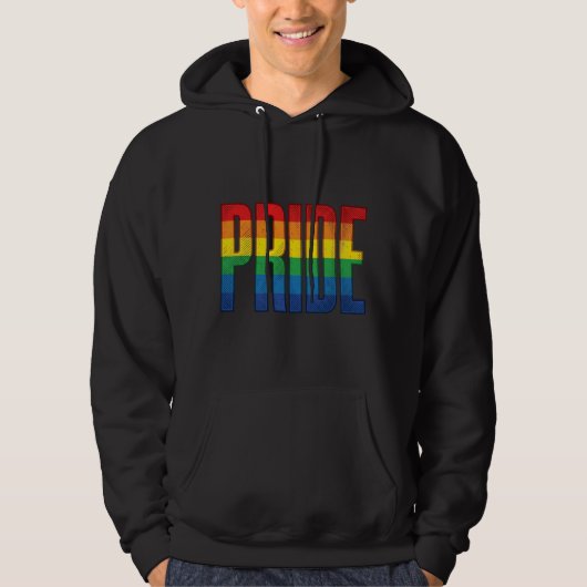 Retro Regenboog Pride Typografie Shirt Ontwerp_1 (Voorkant)